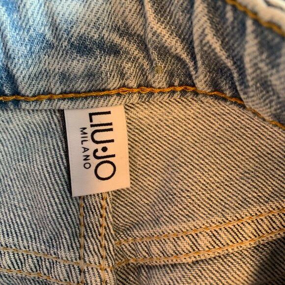 Liu Jo all over studded denim ladies jeans size 28 - Picture 6 of 6